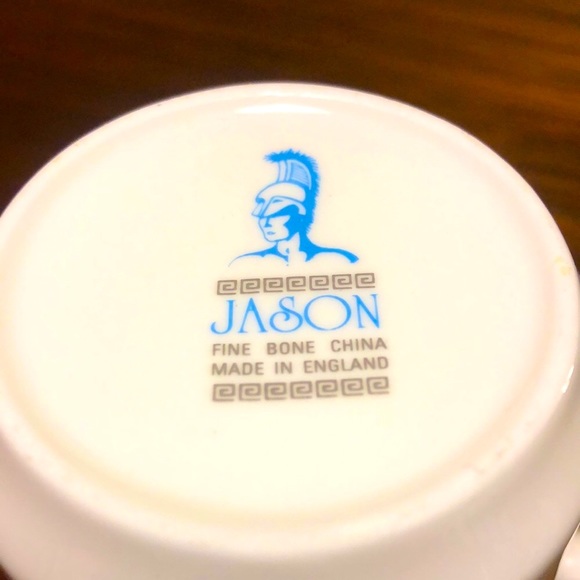 Vintage Set of 2 Jason fine bone china mugs - red apples, pear/grapes - Picture 6 of 10